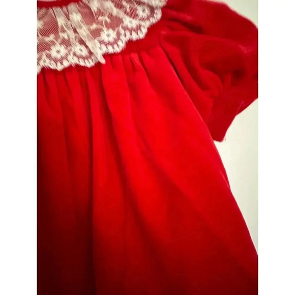 Coming Things Kid's Girl Red Short Sleeve Crew Neck Pullover Dress Size 12 - Picture 7 of 9